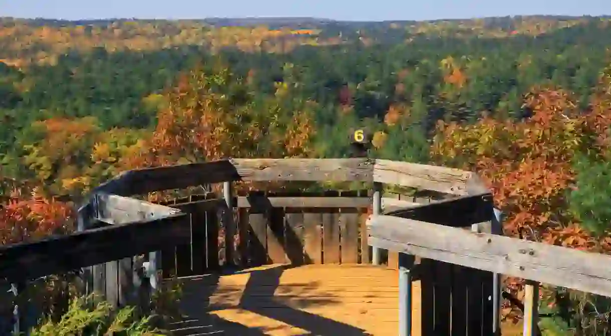 Beautiful Bon Echo Provincial Park is a popular place to camp