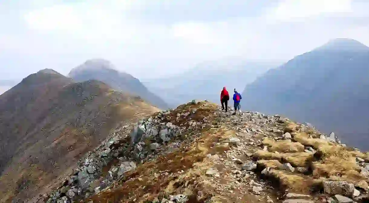 Glencoe is only two hours from Glasgow, yet a world away in terms of its remoteness