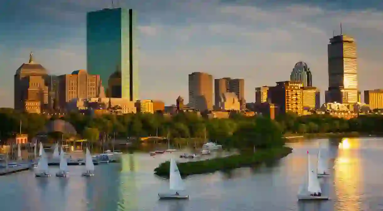 The skyline view from Longfellow Bridge is one of the best in Boston