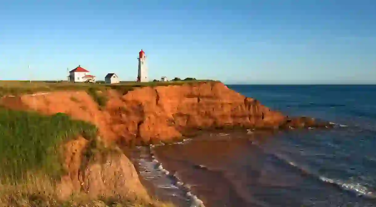 Take time to visit the lighthouse on l´Anse-a-la-Cabane, in the Gulf of St Lawrence, Quebec