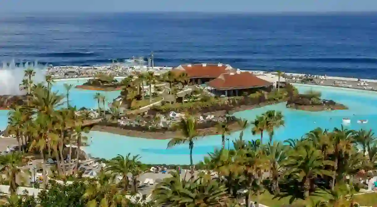 El Lago Martiánez is one of the must-visit water parks on the island of Tenerife