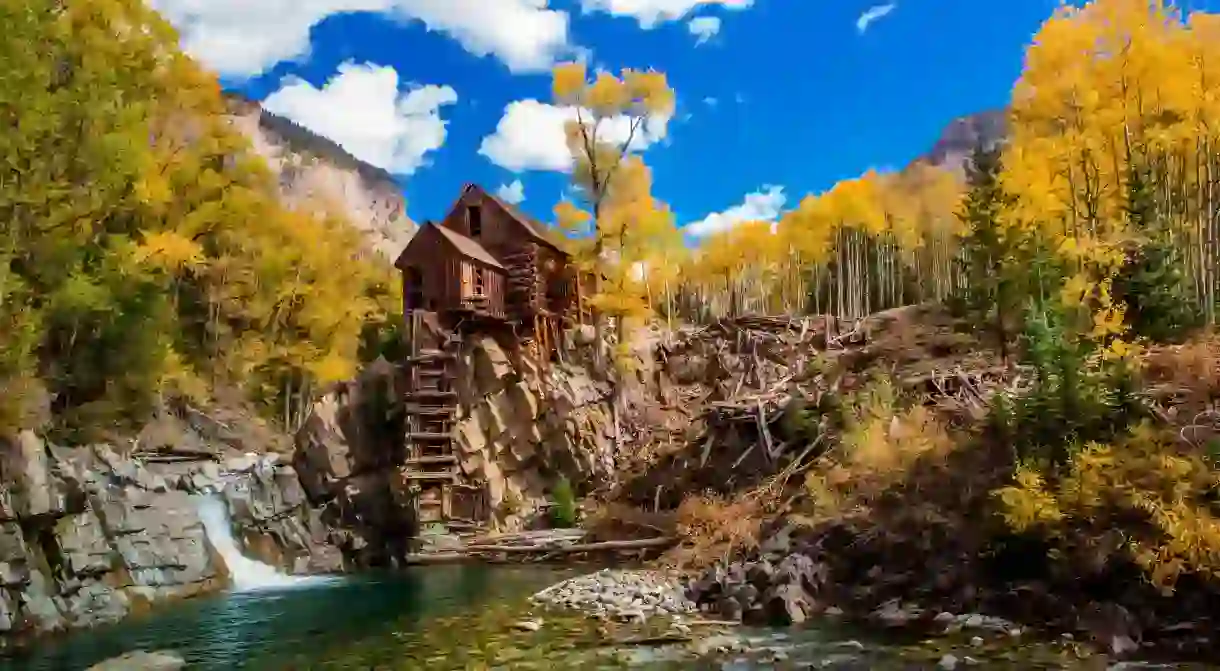 The hike up to Crystal Mill is difficult but well worth it