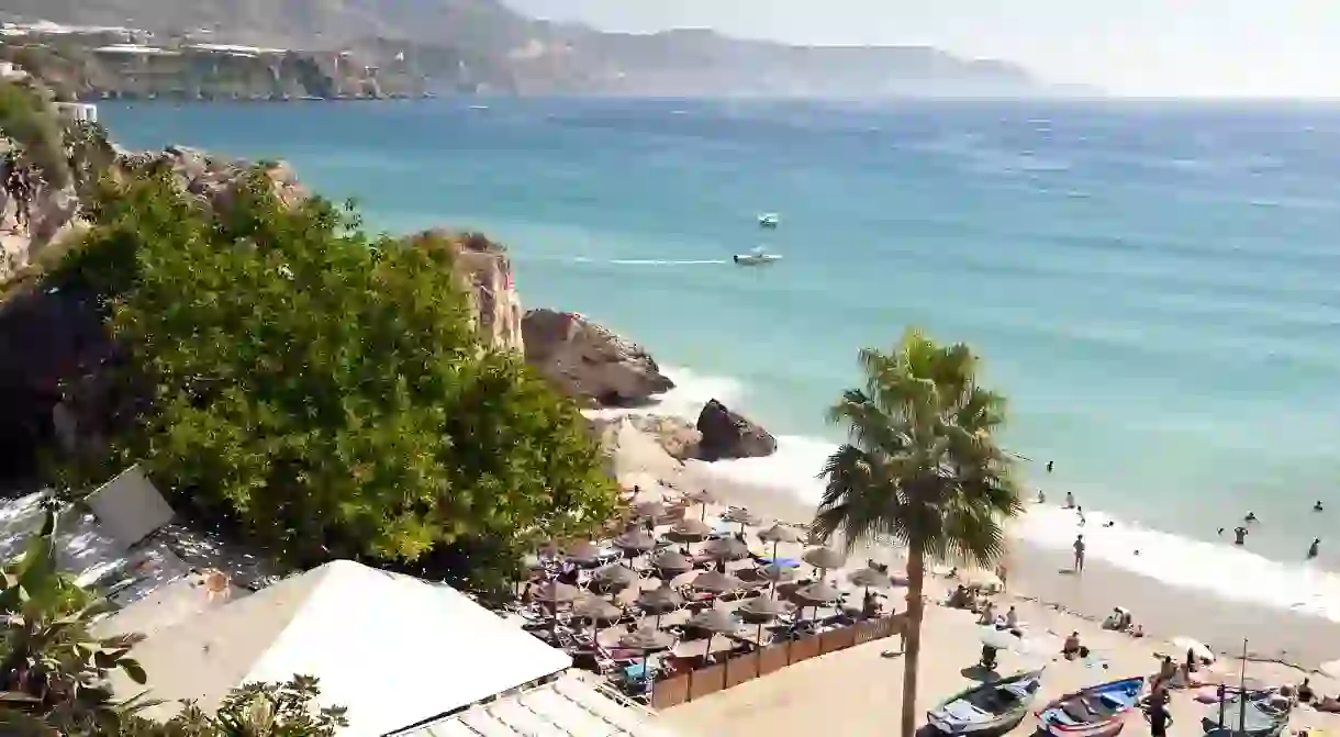 Nerja is just one of the Costa del Sols many inviting beach spots