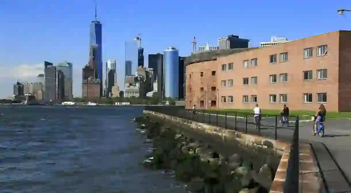 Governors Island makes for a family-friendly bike ride