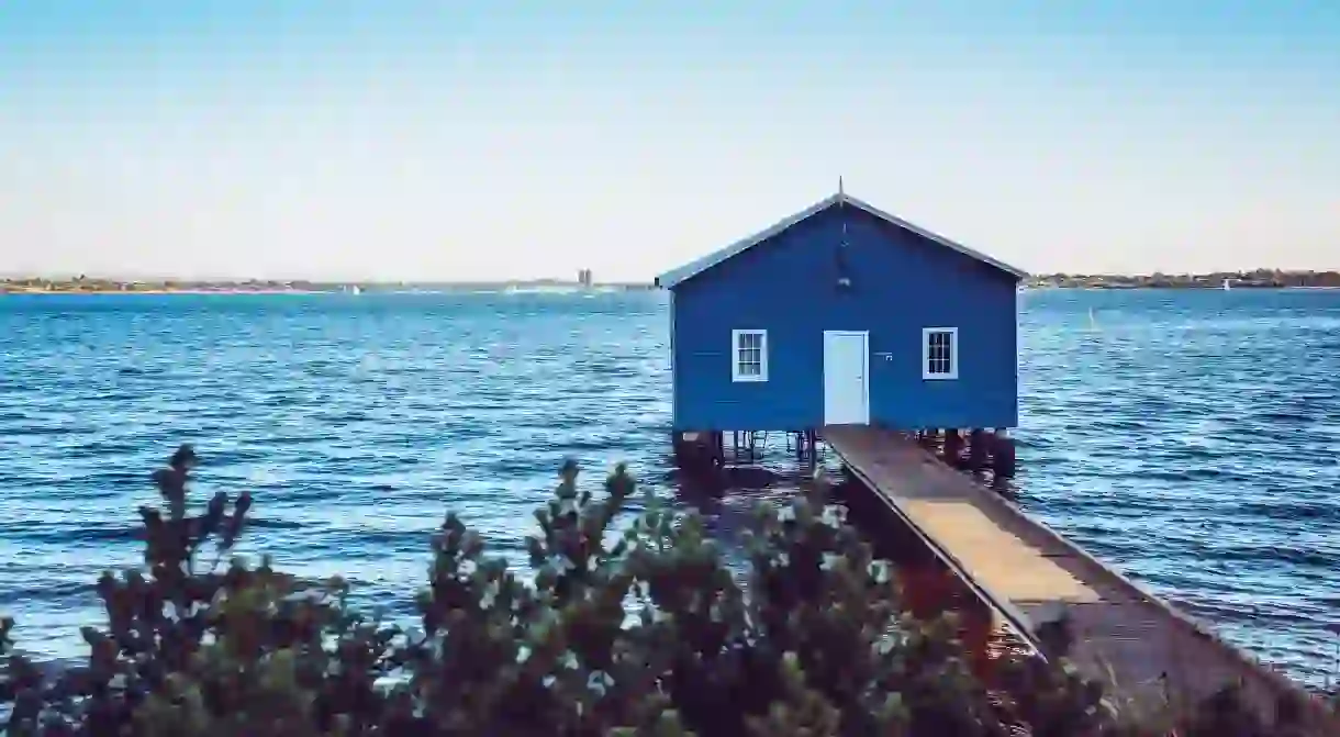 Check out landmarks like the Matilda Bay boathouse during your visit to Perth