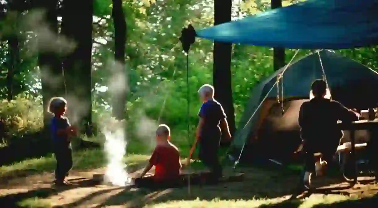 Michigan is full of stunning outdoor spots to camp with the family