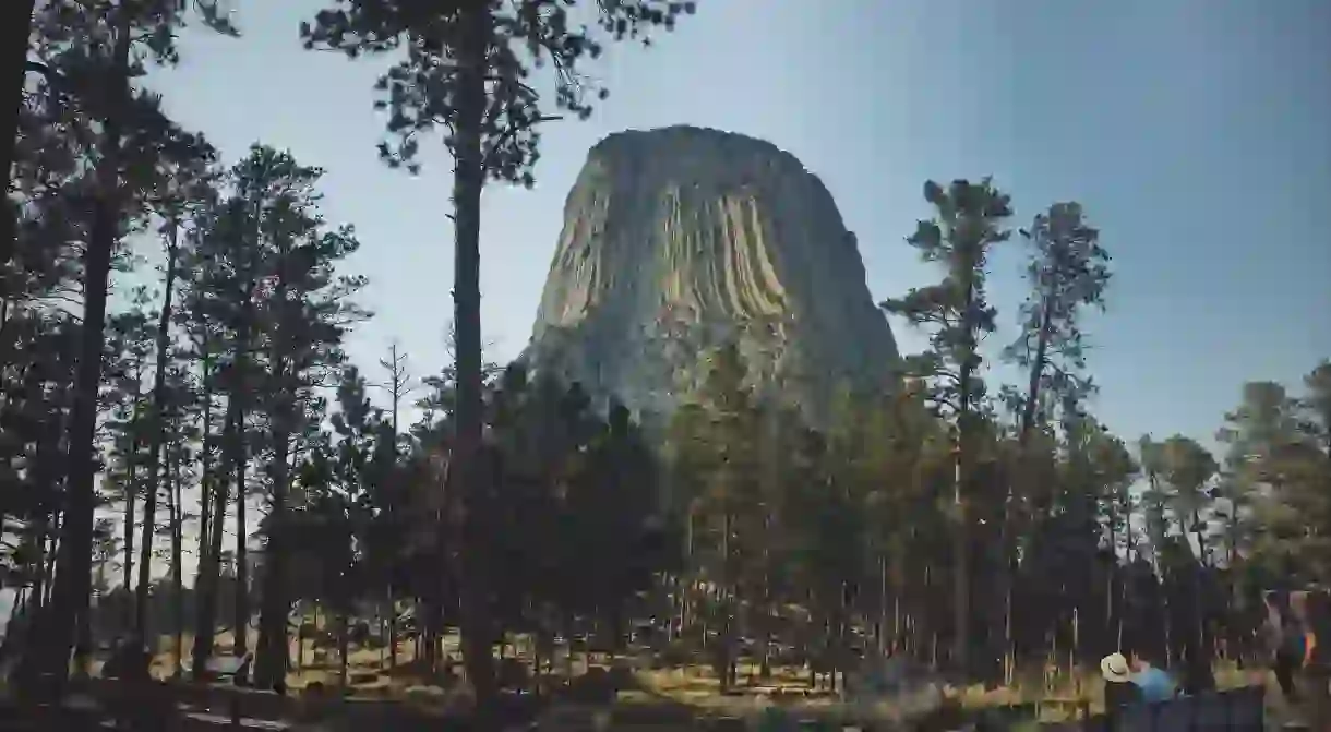 The stunning view of the Devils Tower