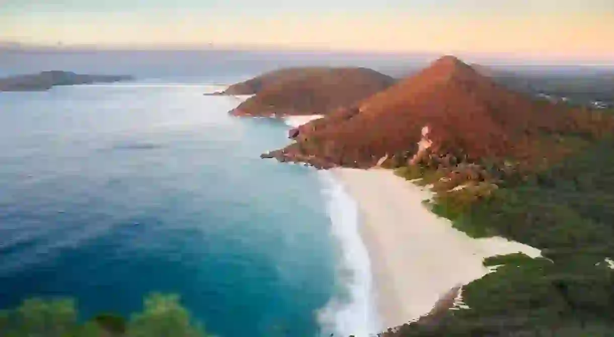 The views from Mount Tomaree are some of Port Stephens best