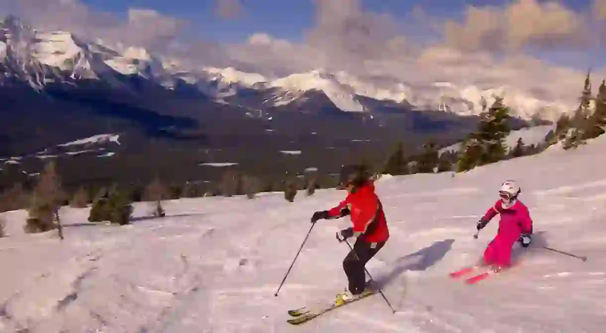 Lake Louise Ski Resort is Banff’s largest ski resort