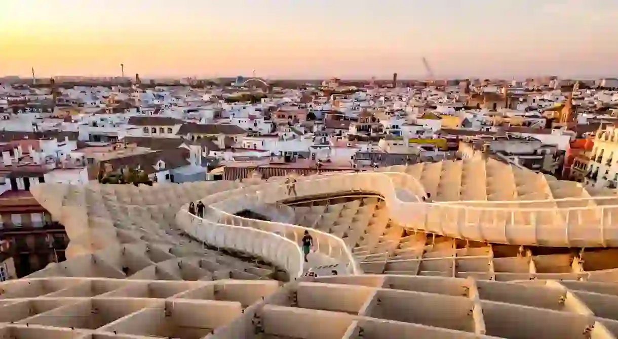 The Metropol Parasol in Seville offers incredible, sweeping views of the city