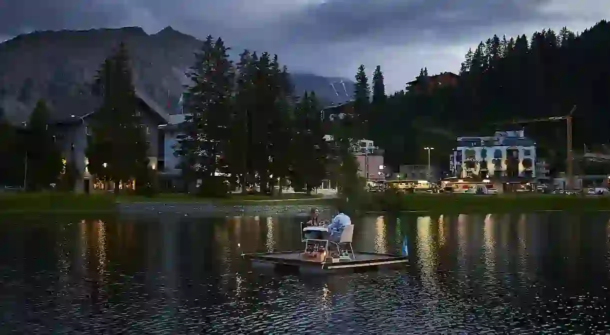 Enjoy a spot of romance on the water with this innovative experience on Lake Obersee, Switzerland