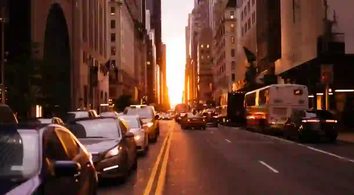 Manhattanhenge happens four times a year