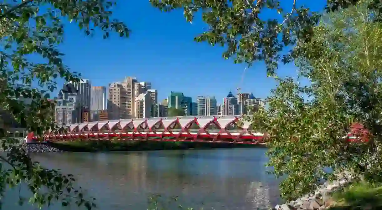 Calgary’s Peace Bridge is a self-supporting structure