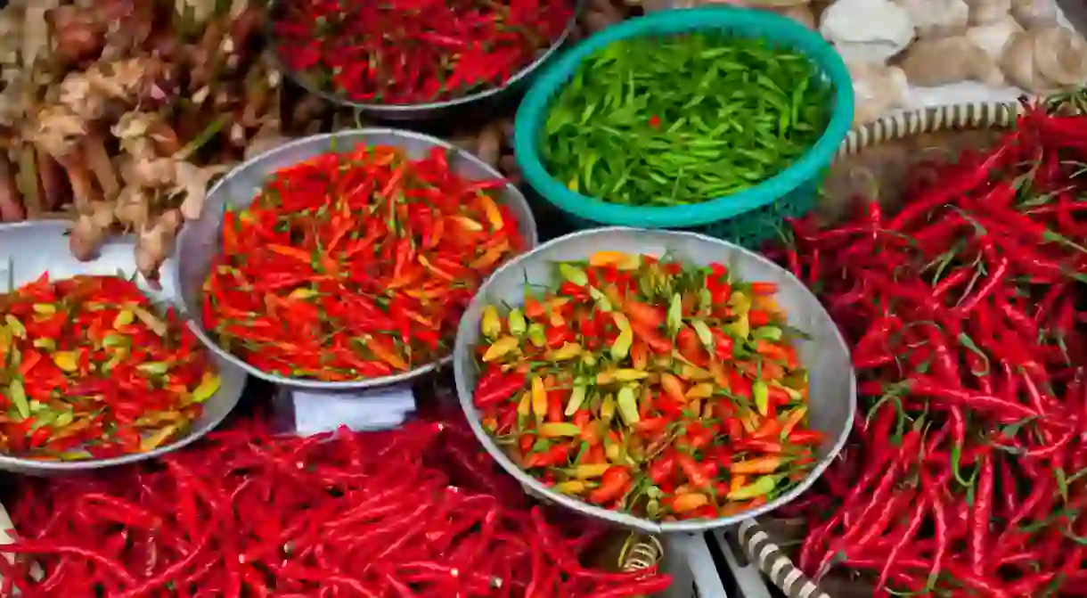 There are over 4,000 types of chillies from around the world