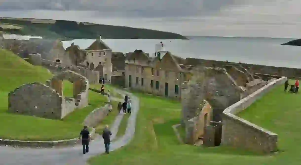 Charles Fort in Kinsale was once seized by an ancestor of Sir Winston Churchill