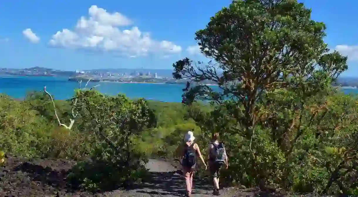 Rangitoto is a volcanic island in the Hauraki Gulf near Auckland