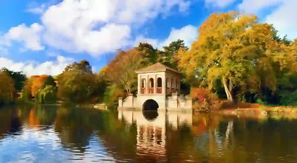 Green spaces like Birkenhead Park abound in and around Liverpool