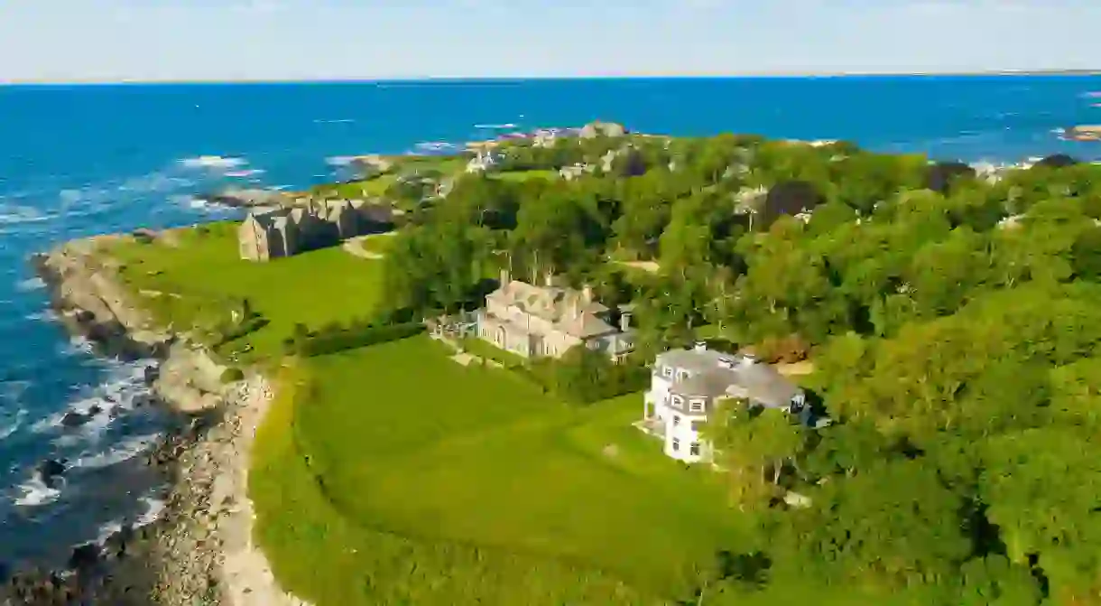 The Newport Cliff Walk in Rhode Island is among the best day trips from Connecticut