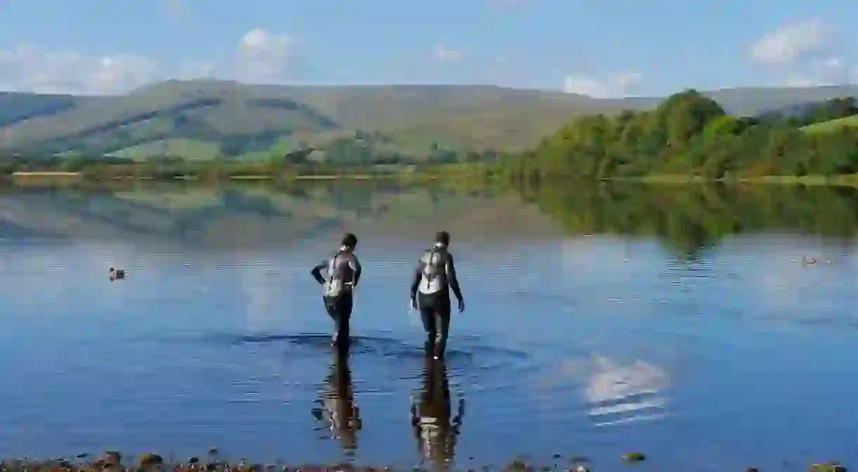 Semerwater, in the Yorkshire Dales, offers stunning wild swimming opportunities