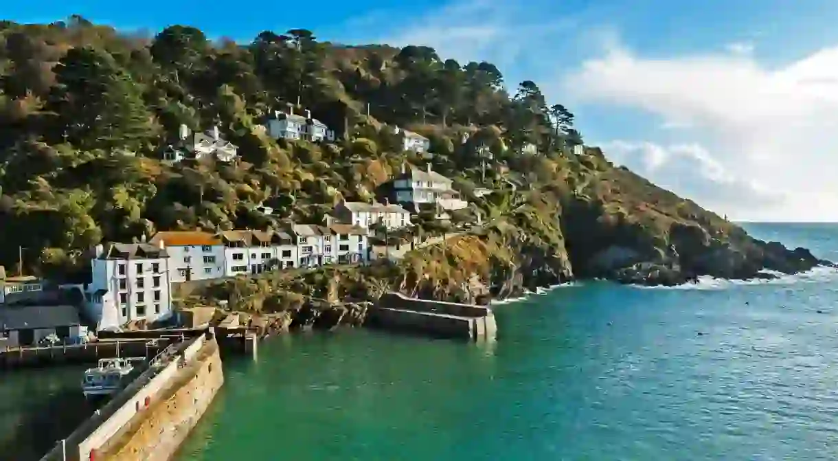 The entrance to the harbour at Polperro in Cornwall is one of the most Instagram-worthy spots in the UK