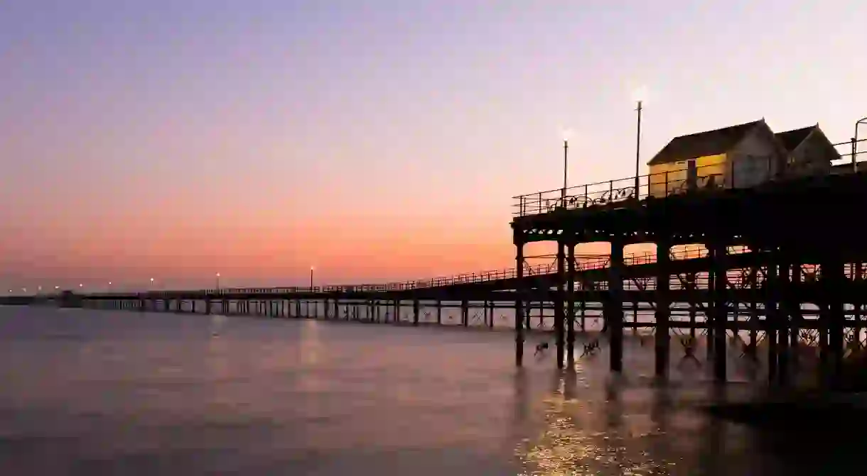 Englands Southend Pier is the largest pleasure pier in the world