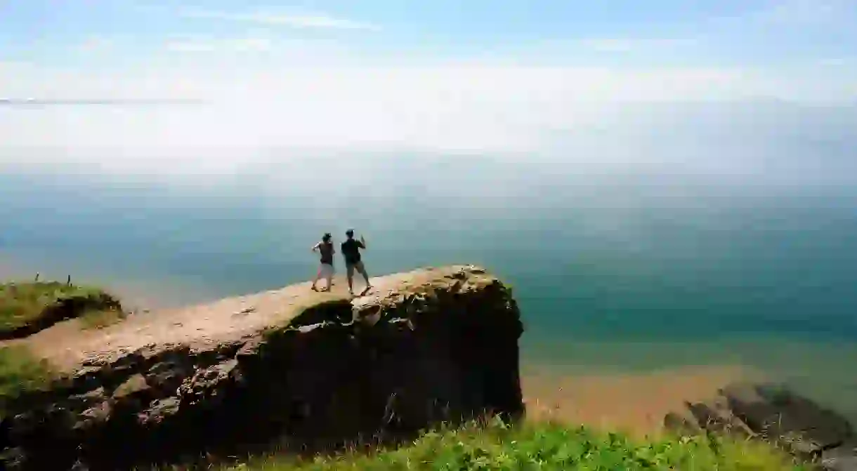 The endless view from Cape Split on the Bay of Fundy