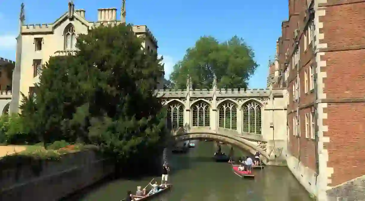 Head into Cambridge and have a go at punting during your stay