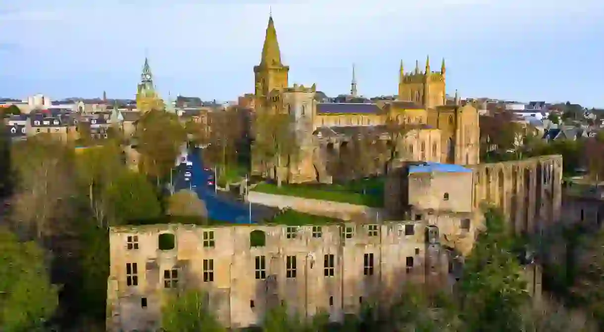 The old abbey and palace stand testament to Dunfermlines links with royalty