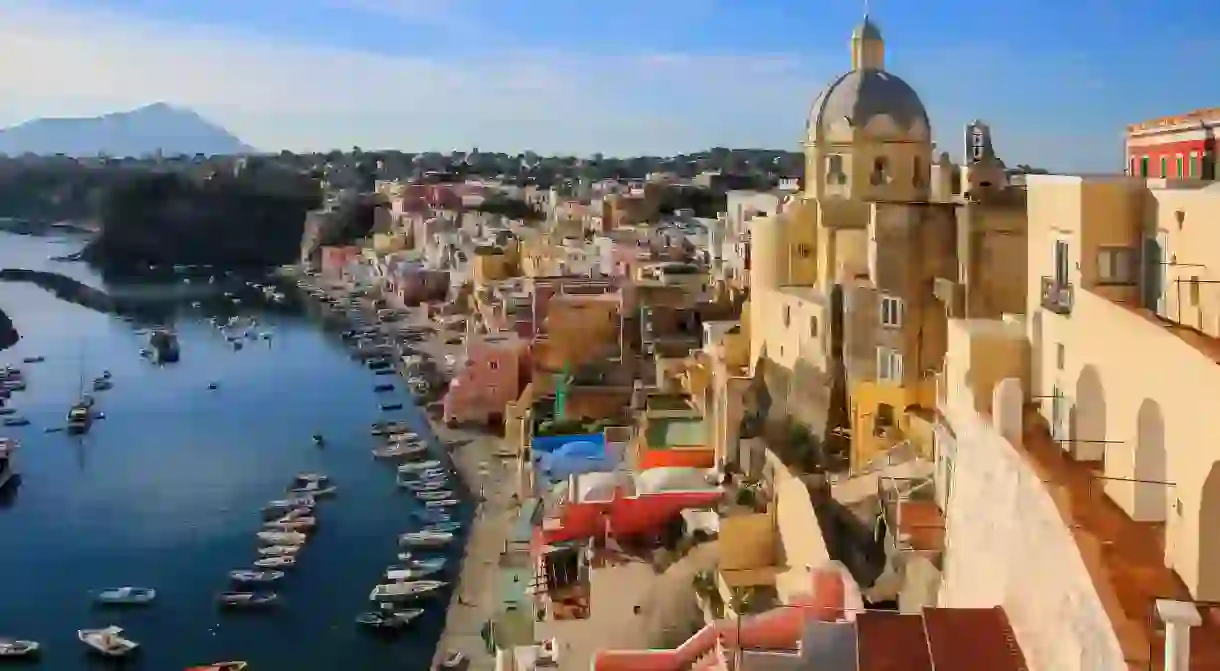 Procida lies off the coast of Naples