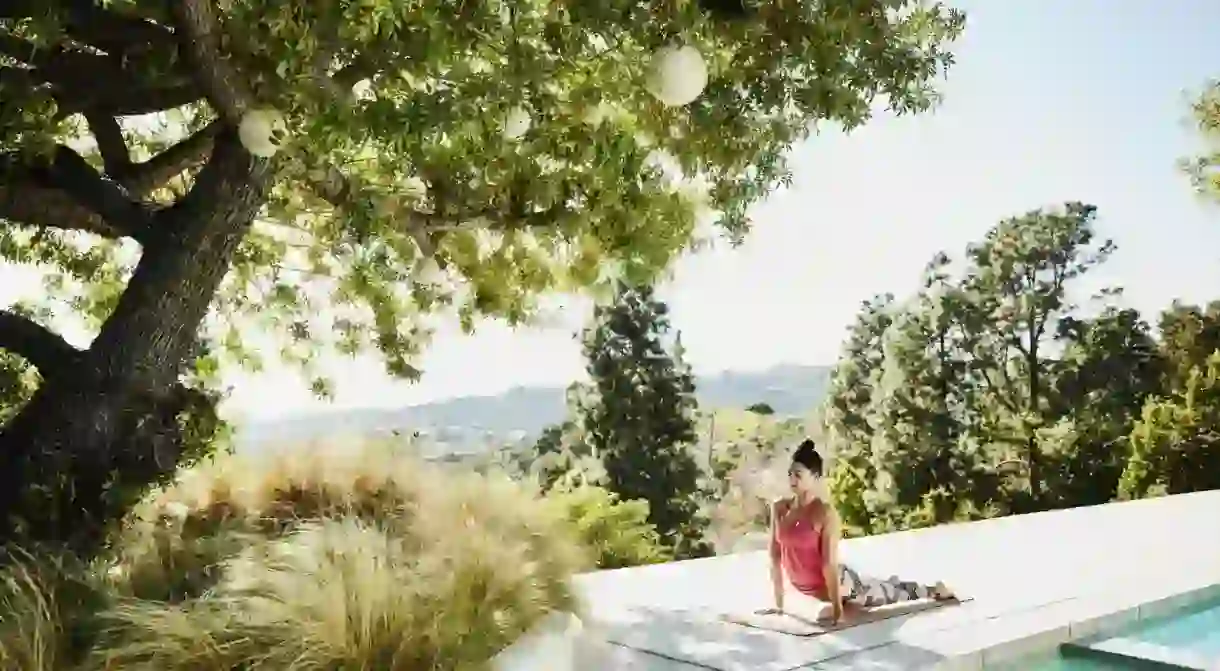 California has all kinds of yoga retreat – from the highly spiritual to those teamed with wine