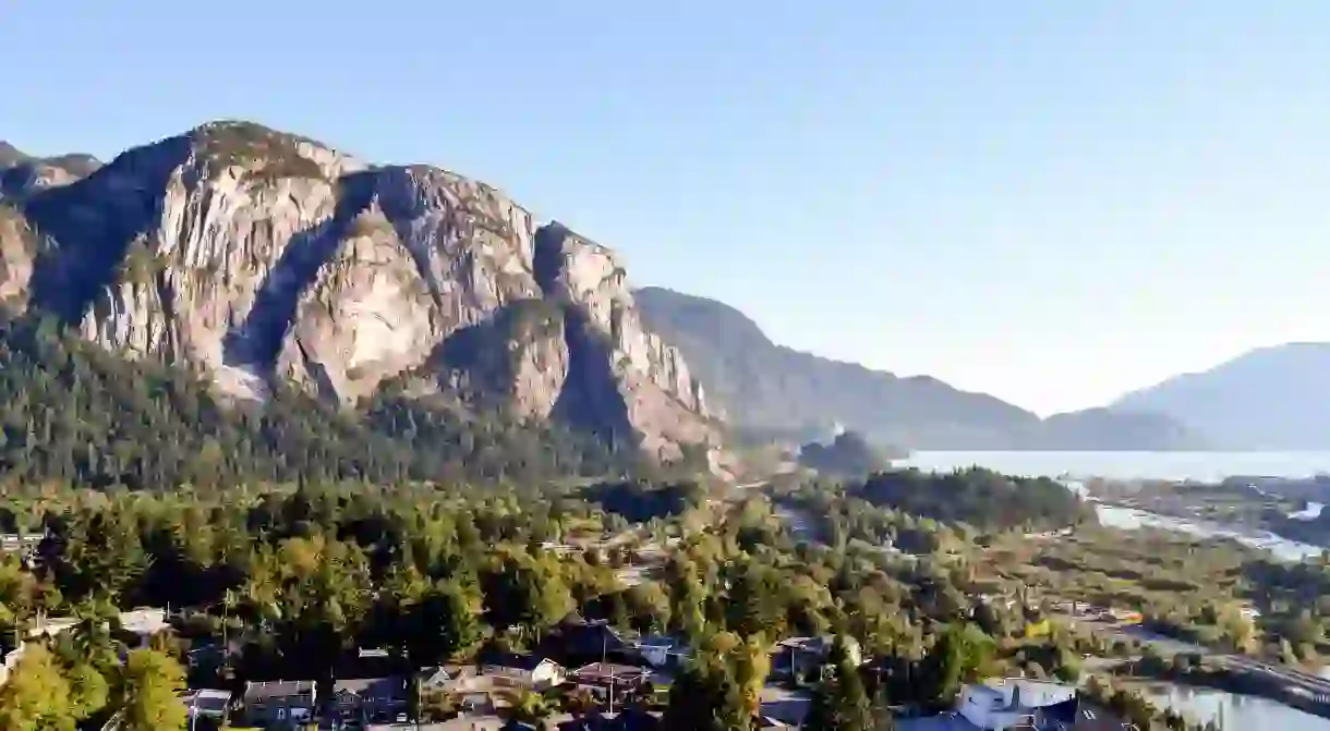 The Stawamus Chief in British Columbia is one of the world’s largest granite monoliths