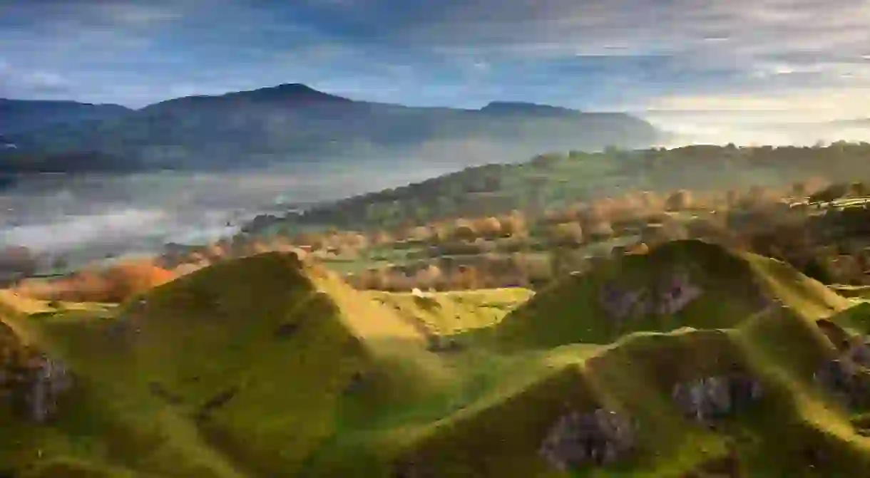 The Brecon Beacons National Park is filled with beautiful natural landscapes such as the Llangattock Escarpment