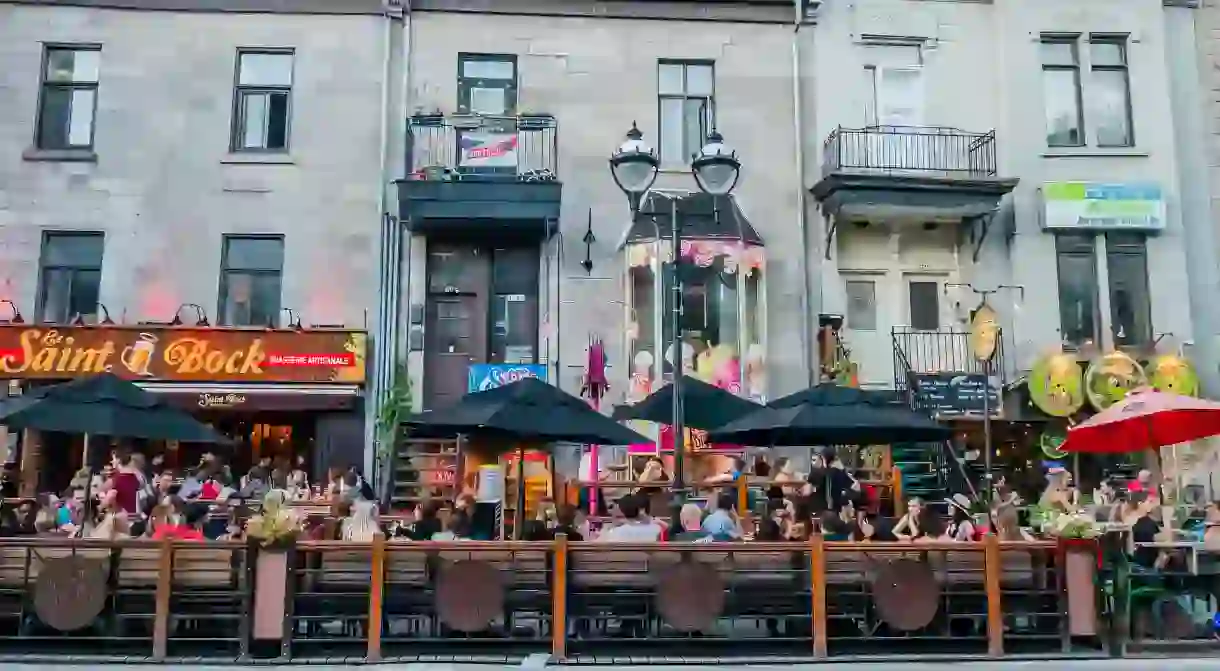 Montreal’s Quartier Latin is a lively neighborhood with a thriving bar scene