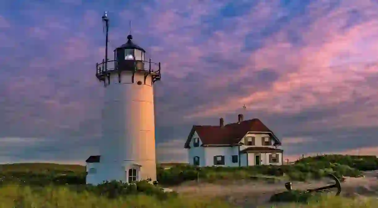 The Race Point Lighthouse was the third lighthouse built on Cape Cod