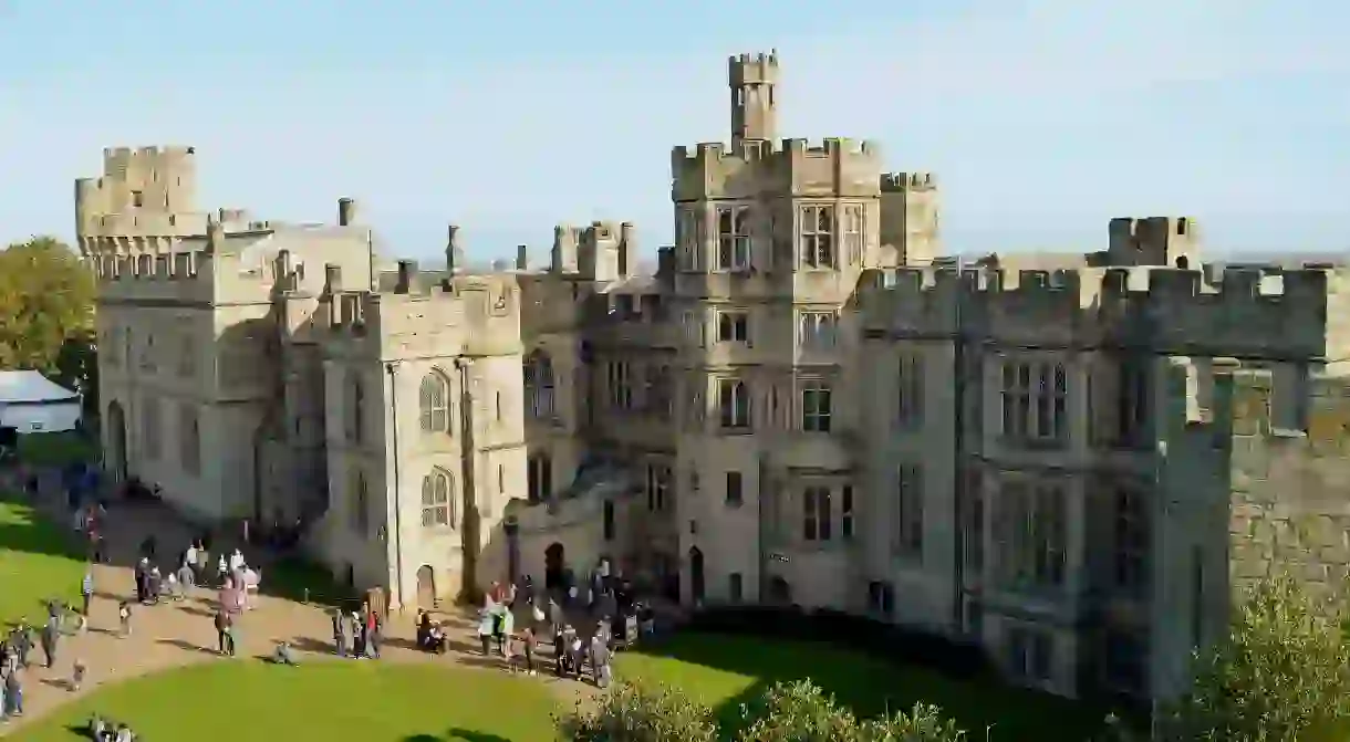 Warwick Castle in Warwickshire is one of the top castles to visit in England