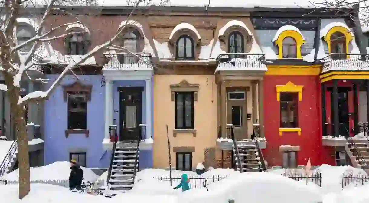 Plateau Mont-Royal is a vibrant part of Montreal, even in winter