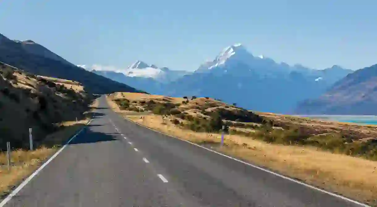 Taking a scenic drive is one of many things to do in and around Aoraki/Mount Cook National Park