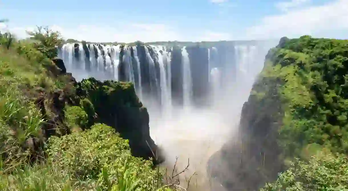 Victoria Falls is spectacular from any angle, although a helicopter ride over the top gives you the ultimate view