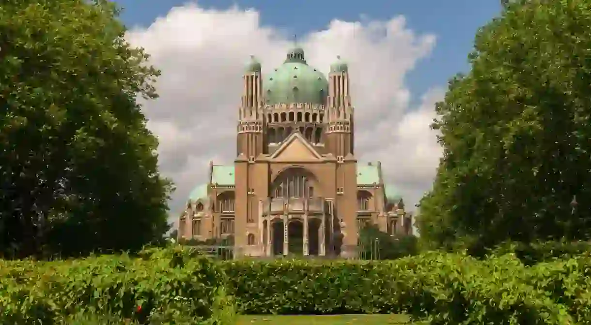 The Basilica of the Sacred Heart in Brussels ranks among the largest churches in the world