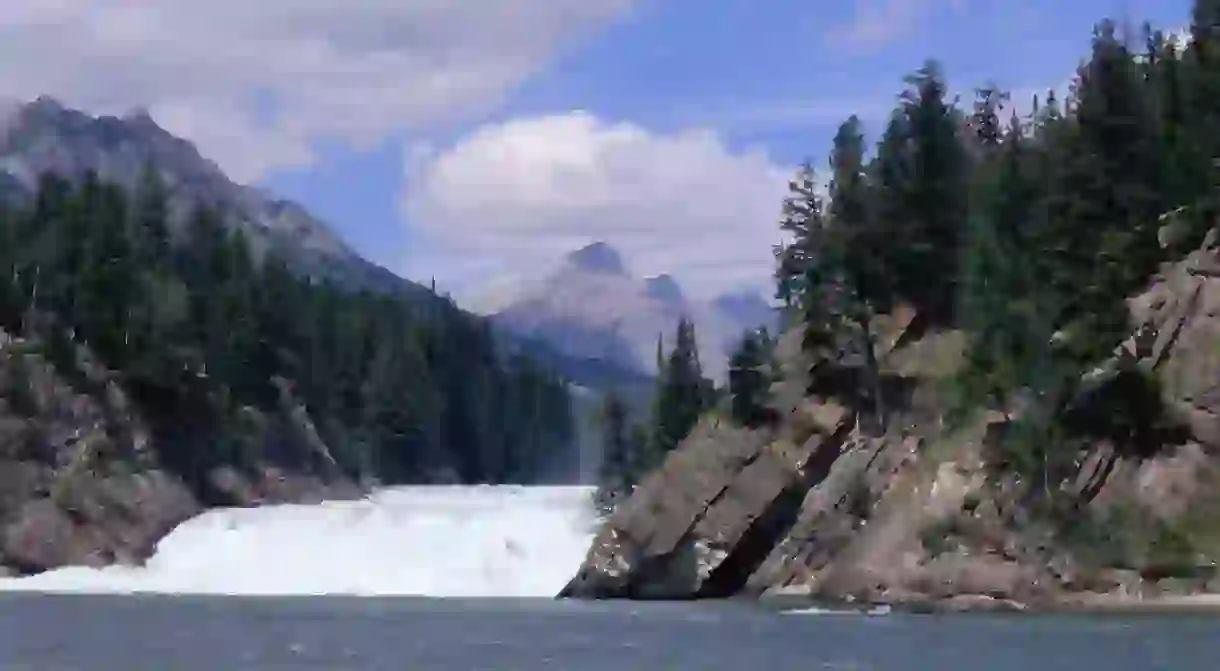 Banff National Park is synonymous with mountain peaks and waterfalls