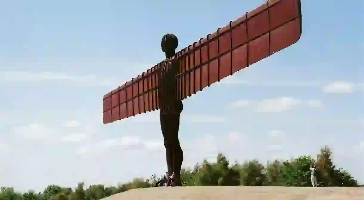 The Angel of the North is a must-visit landmark in Newcastle that kids will love