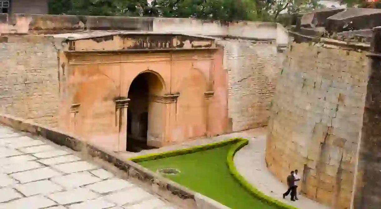 Bangalore Fort is where the citys foundation was laid