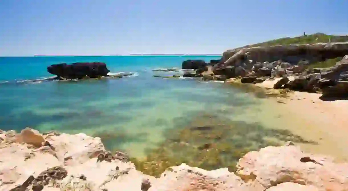 A secluded beach in Cape Dombey, Robe