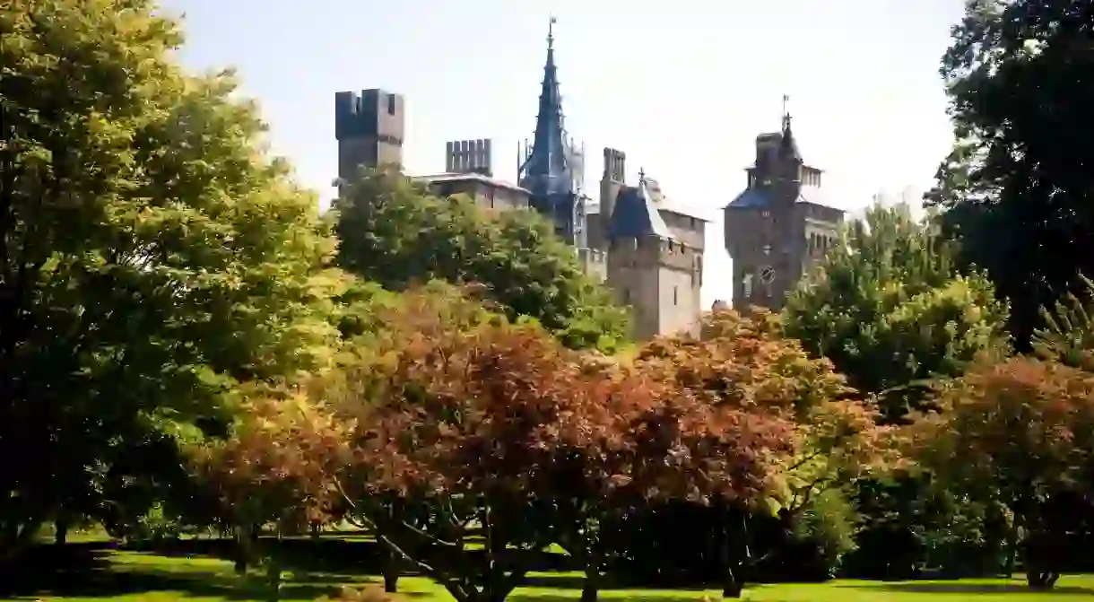 Bute Park, behind Cardiff Castle, is one of the best places to go for a walk in Cardiff