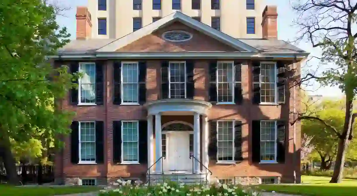 Campbell House is a Palladian-style historic home in Toronto that is now used as a museum