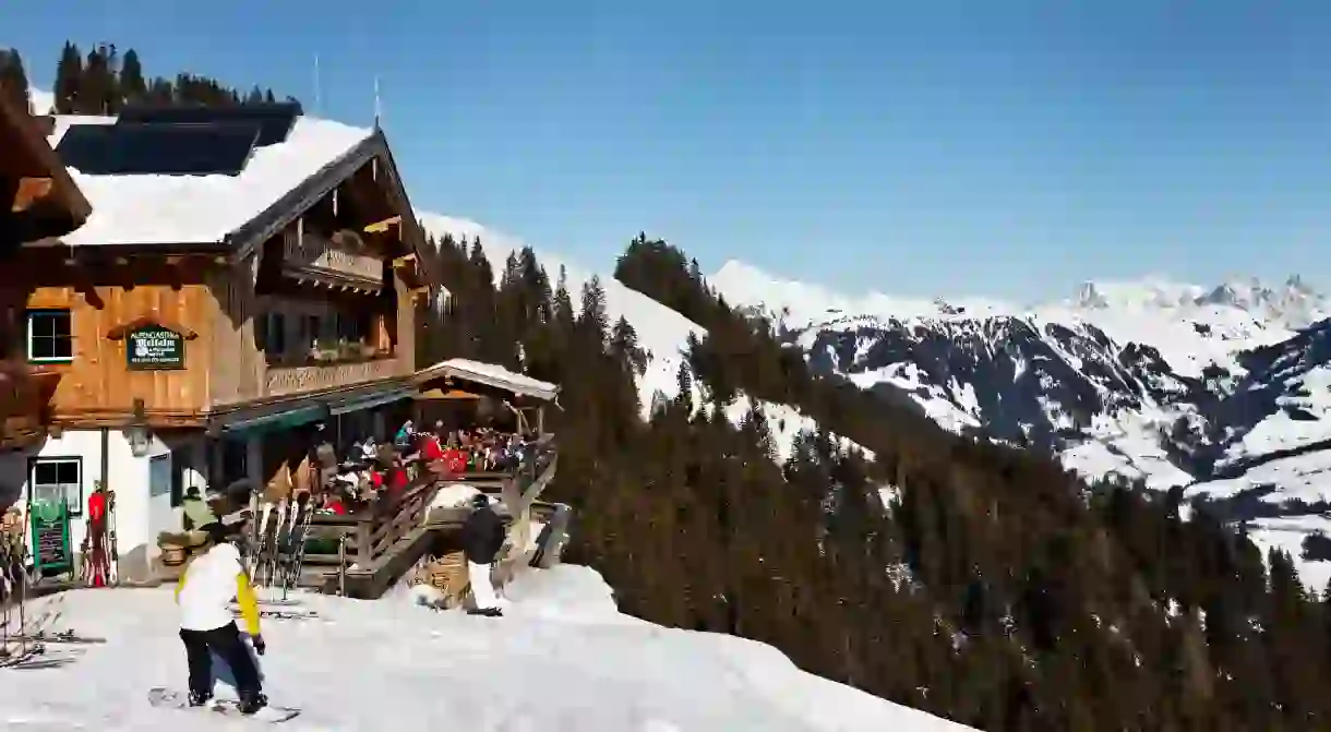 Gasthof Melkalm is great spot to stop off for some strudel when skiing in Kitzbühel