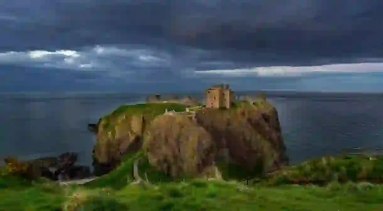 Dunnottar Castle is said to be one of the most haunted places in Scotland