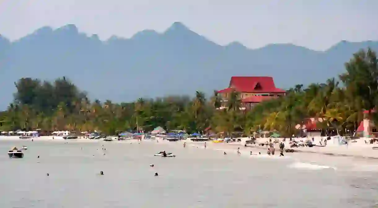 Pantai Cenang is Langkawi’s longest and most famous beach