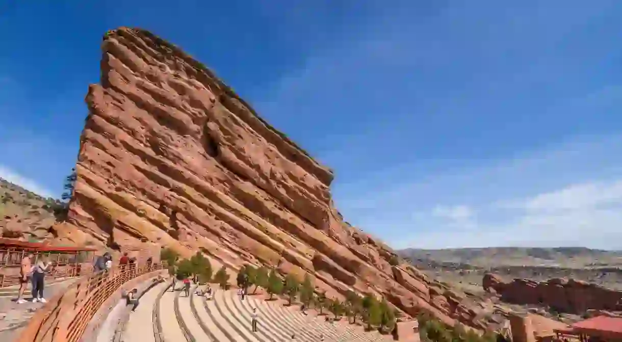 Red Rocks Park and Amphitheatre is a short drive from Denver