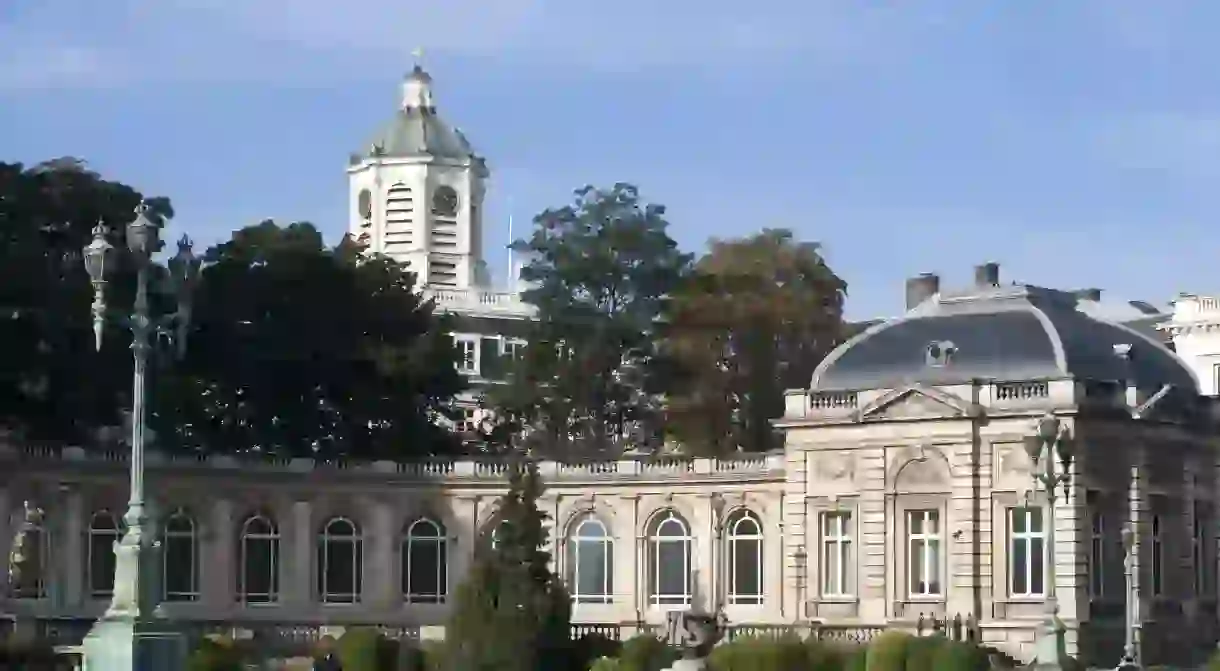 Brussels Musee BELvue sits beside the beautiful Royal Palace